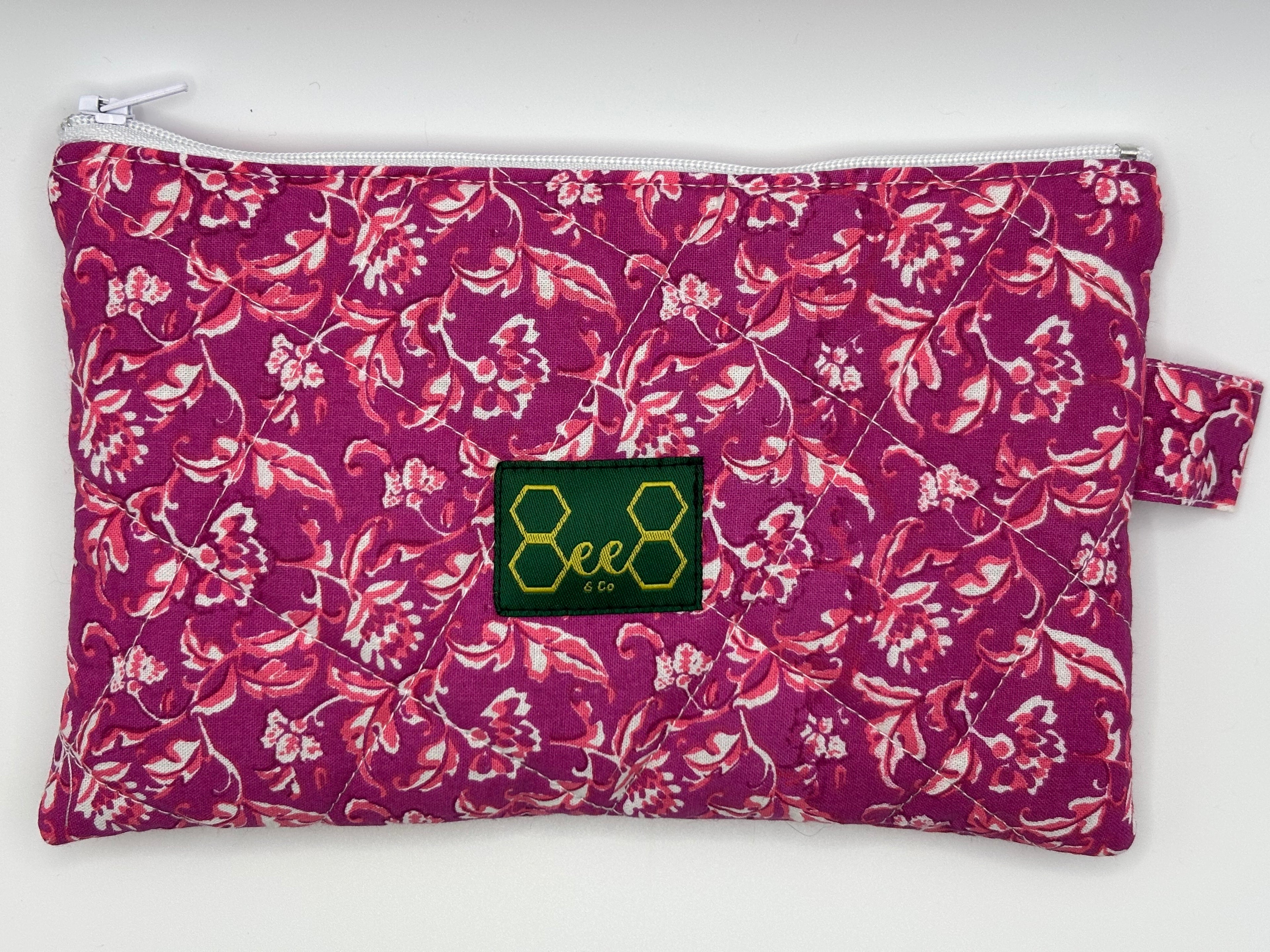 Quilted Pouches Whites, Yellows, Pinks