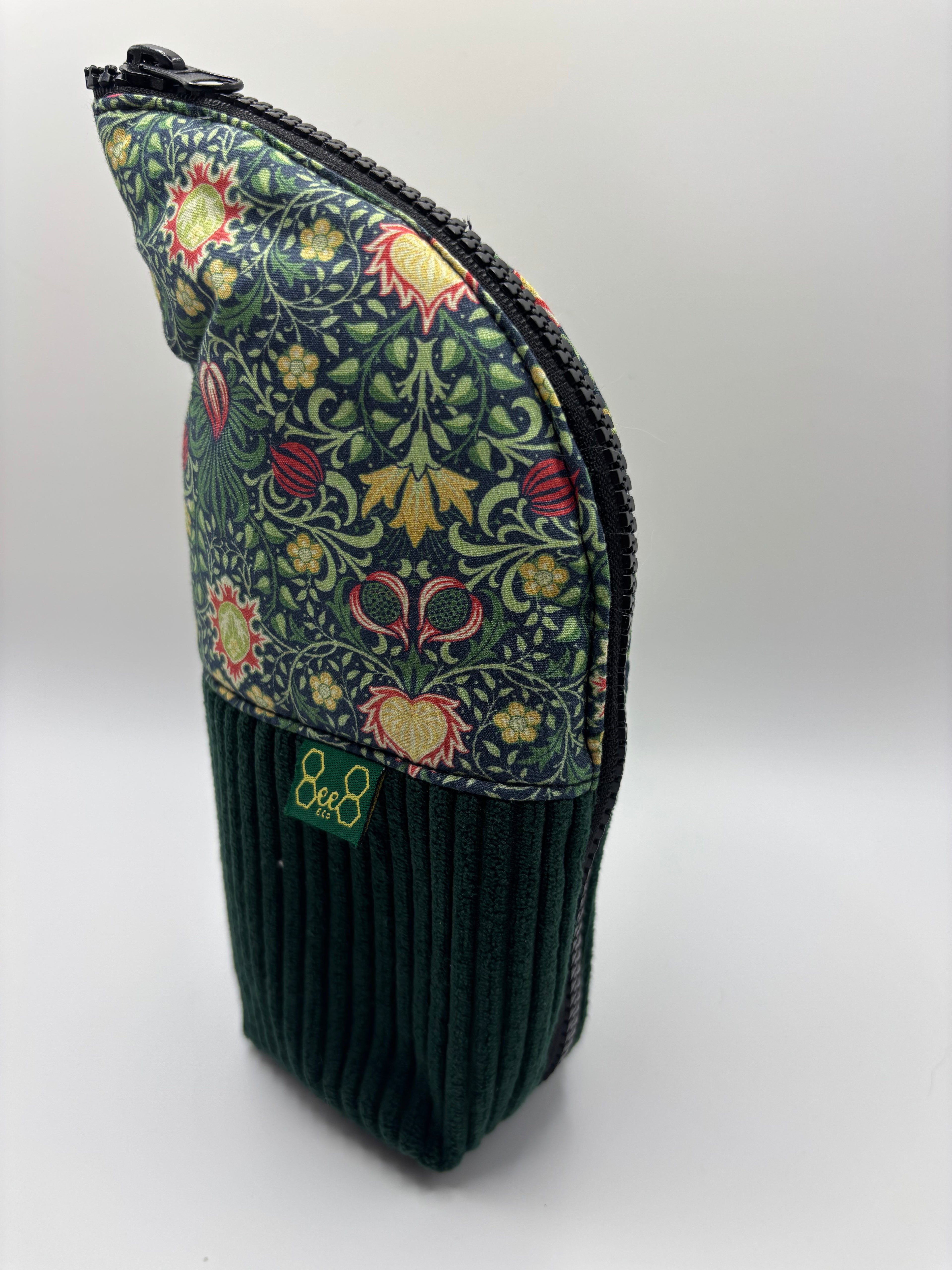 Burrito Case - Dark Green Floral