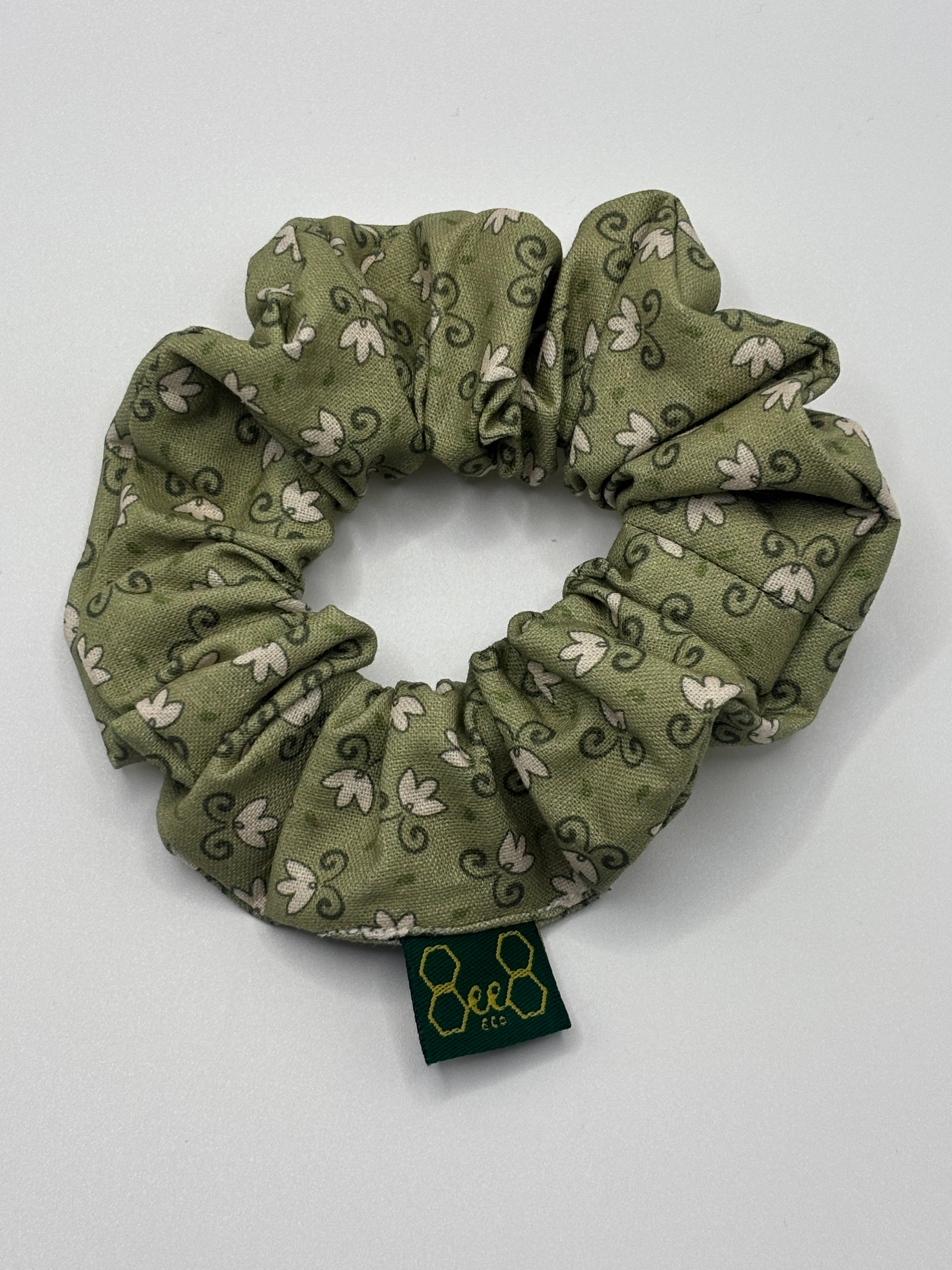 Yellows and Greens Medium Scrunchies