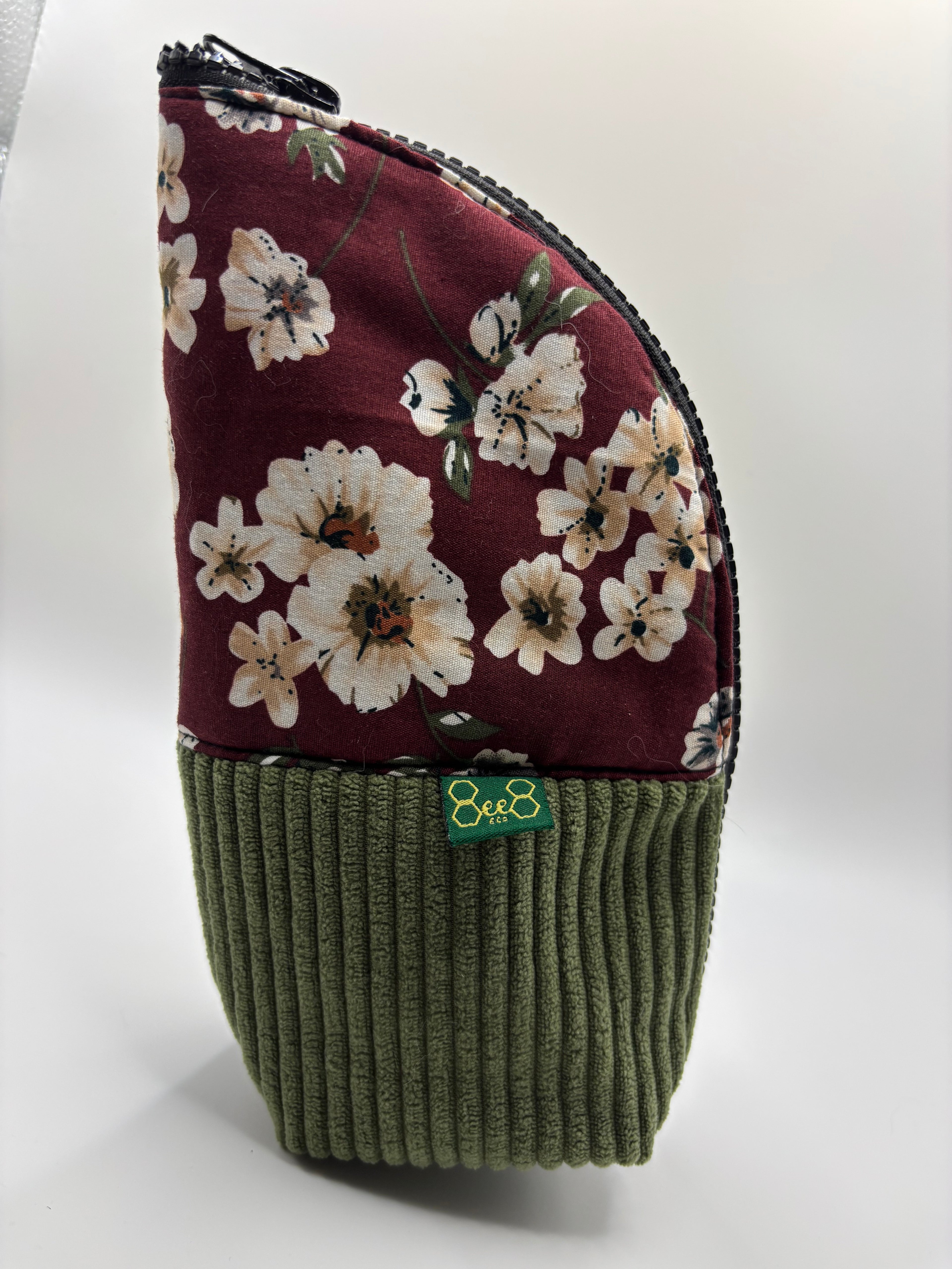 Burrito Case - Burgundy Floral