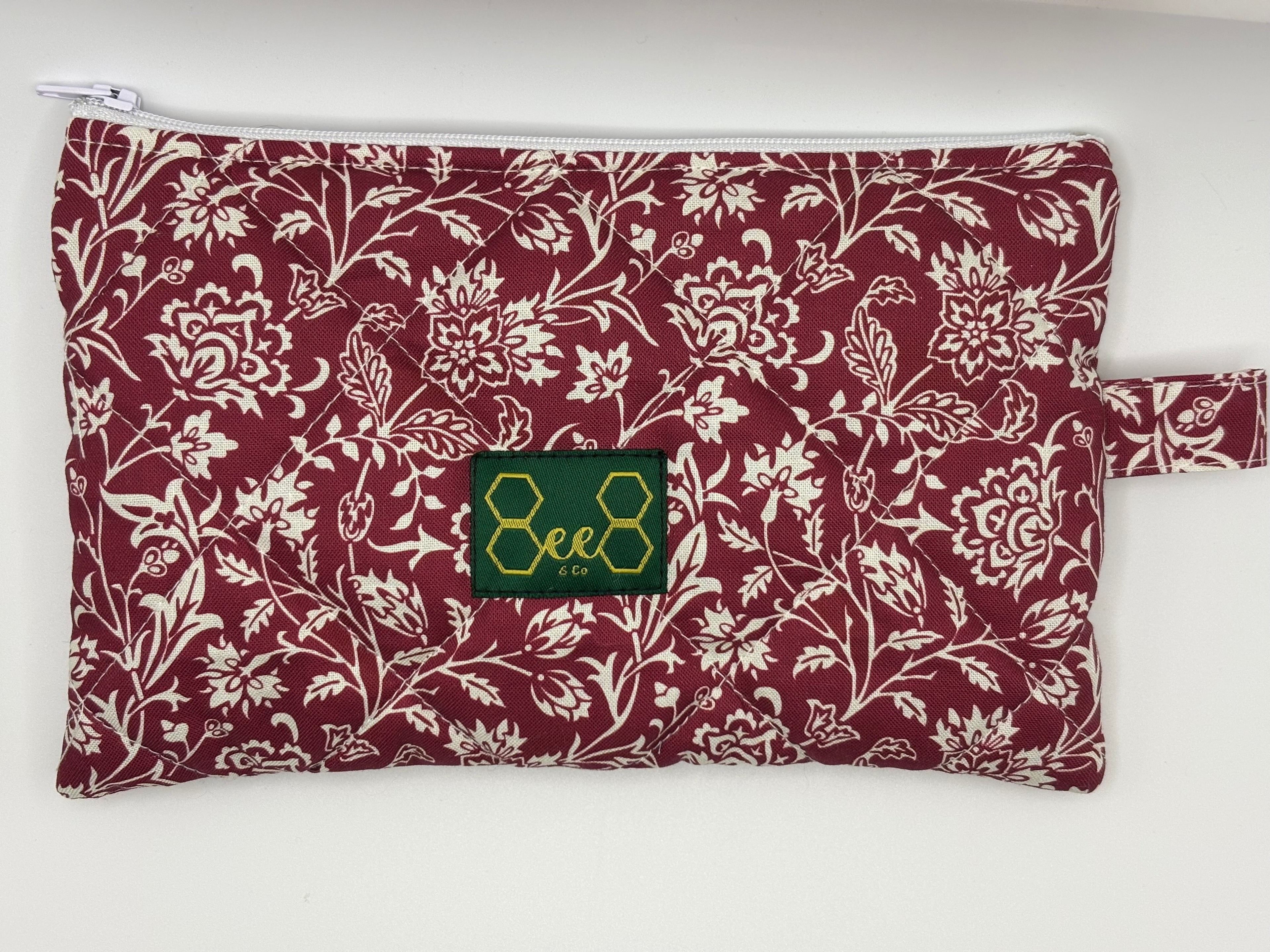 Quilted Pouches Whites, Yellows, Pinks