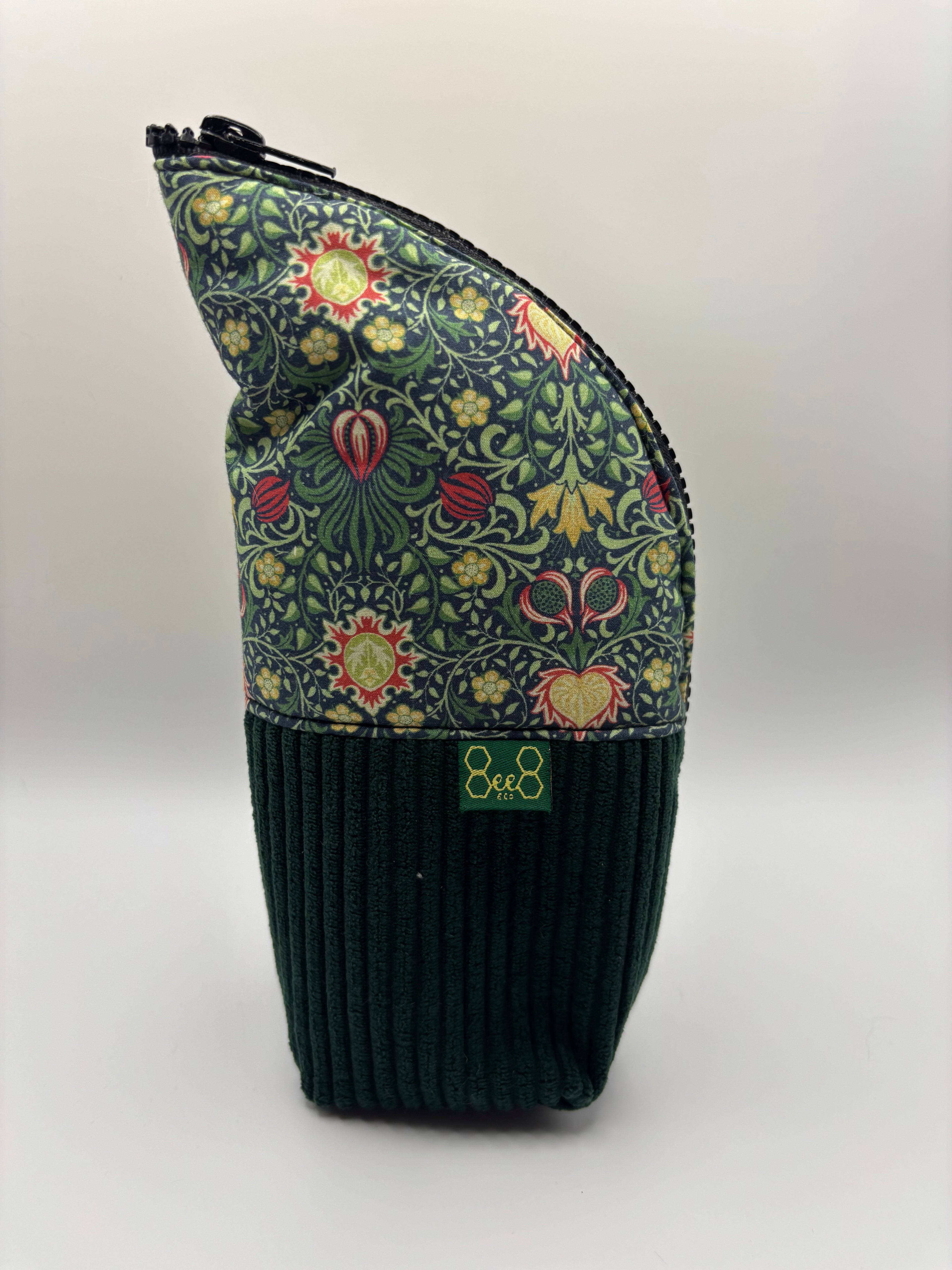 Burrito Case - Dark Green Floral