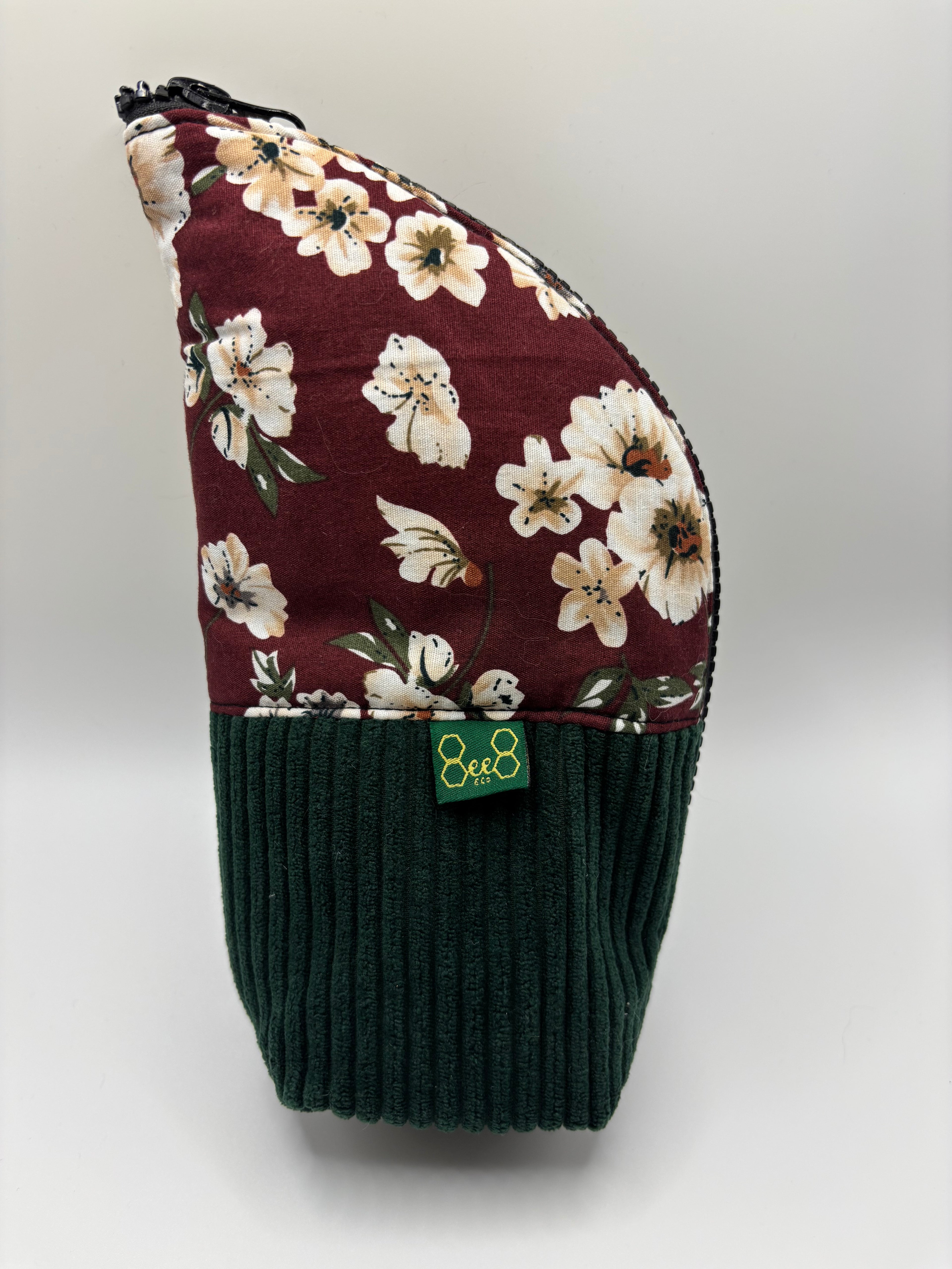 Burrito Case - Burgundy Floral