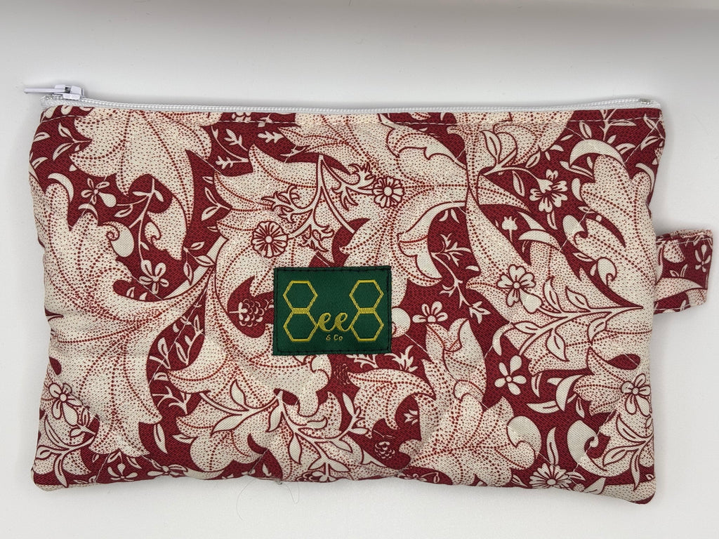 Quilted Pouches Whites, Yellows, Pinks