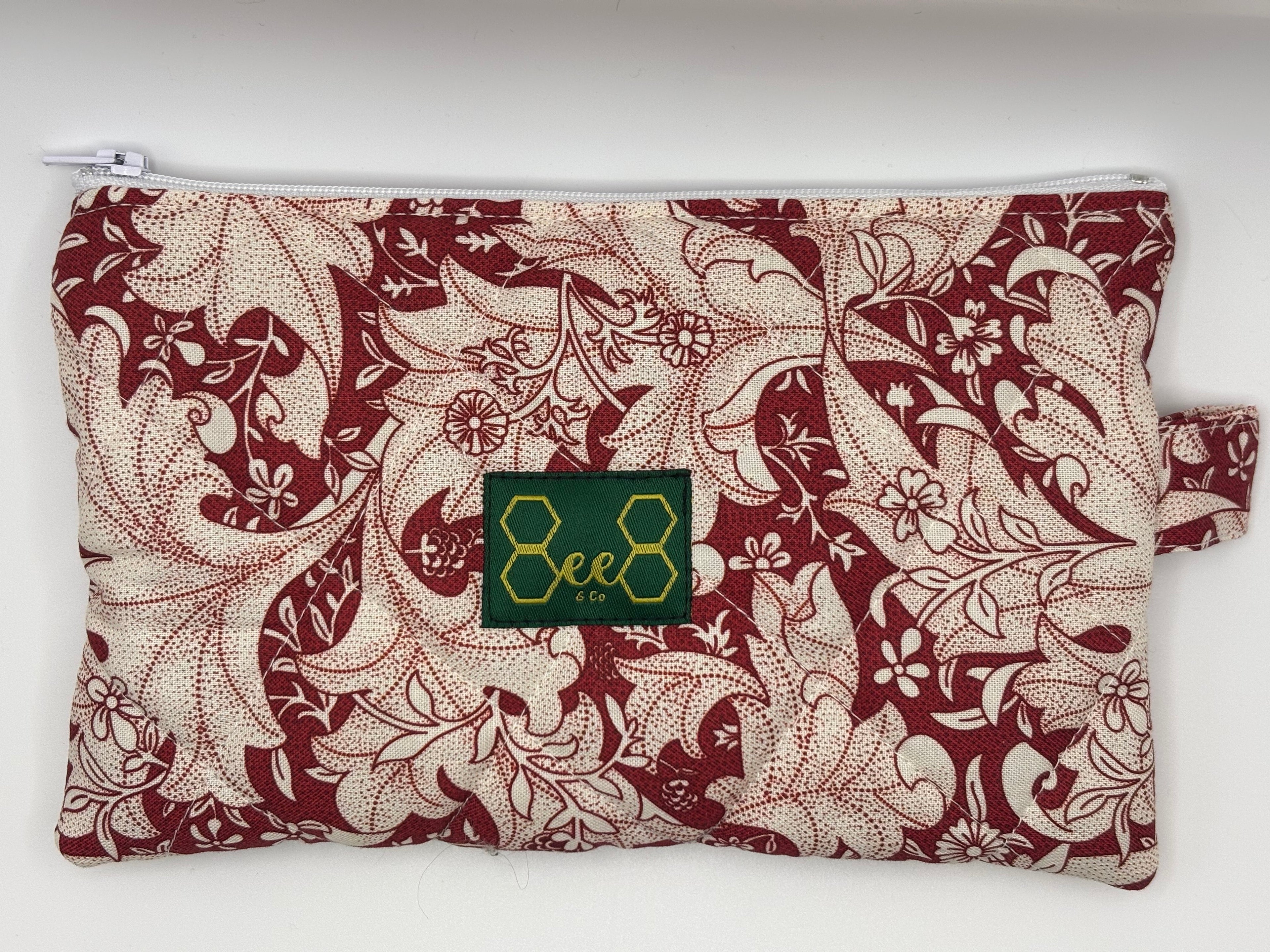 Quilted Pouches Whites, Yellows, Pinks