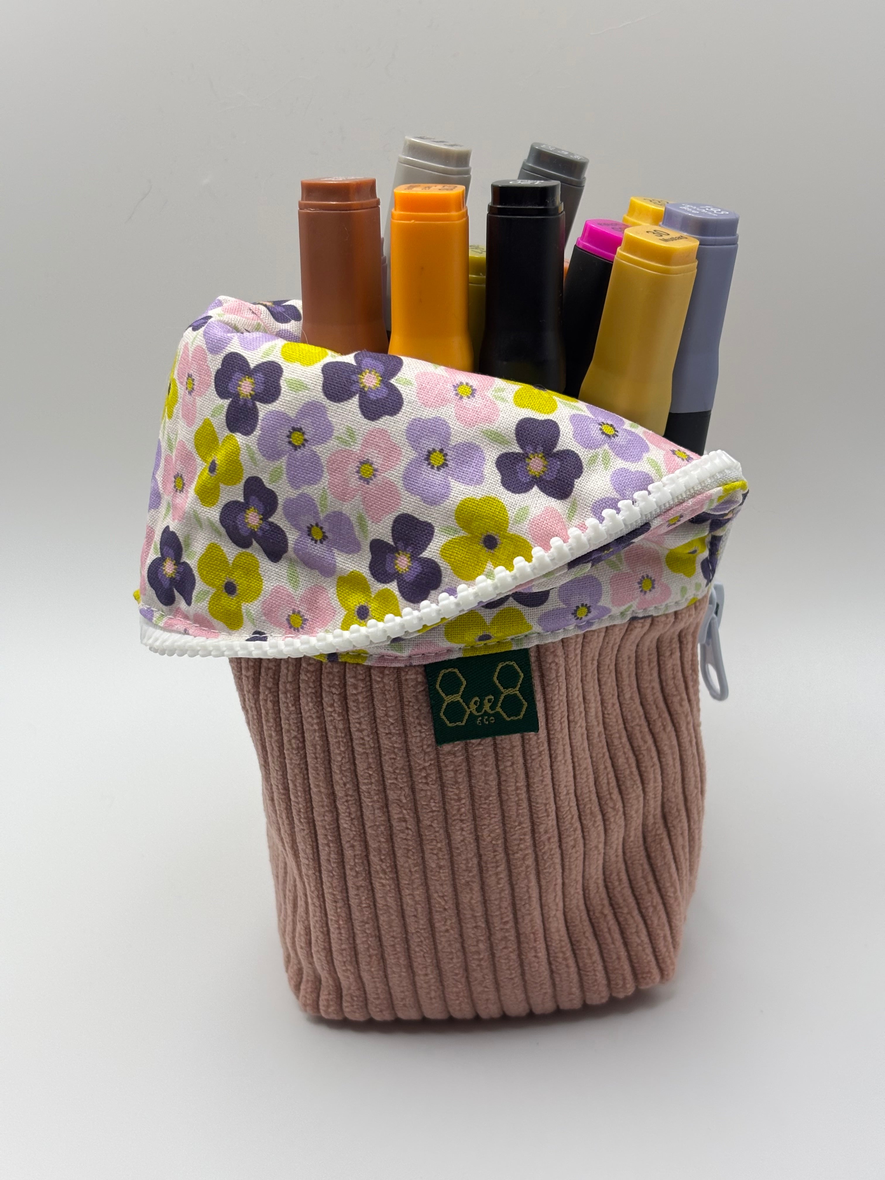 Burrito Case - Purple/Pink Floral