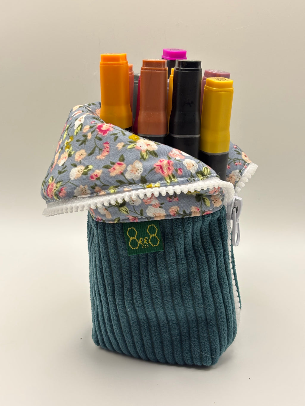 Burrito Case - Teal Floral