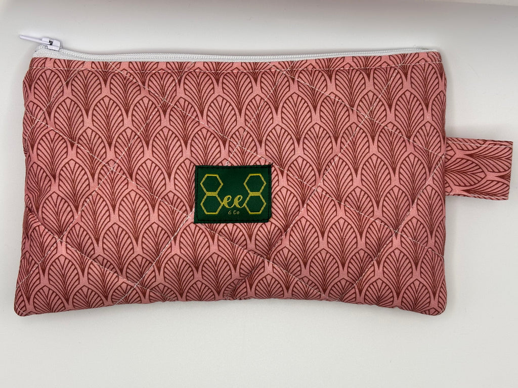Quilted Pouches Whites, Yellows, Pinks