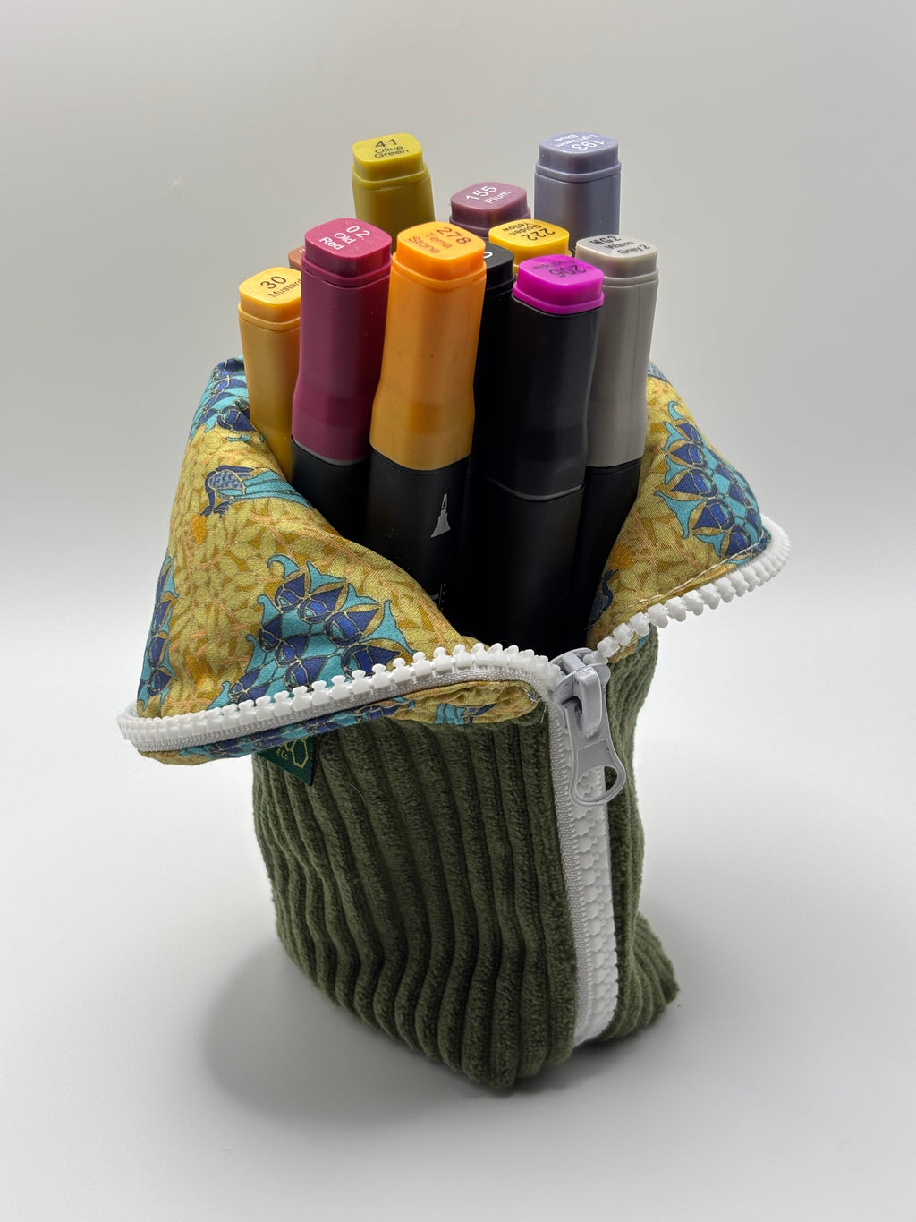 Burrito Case - Green Peacock