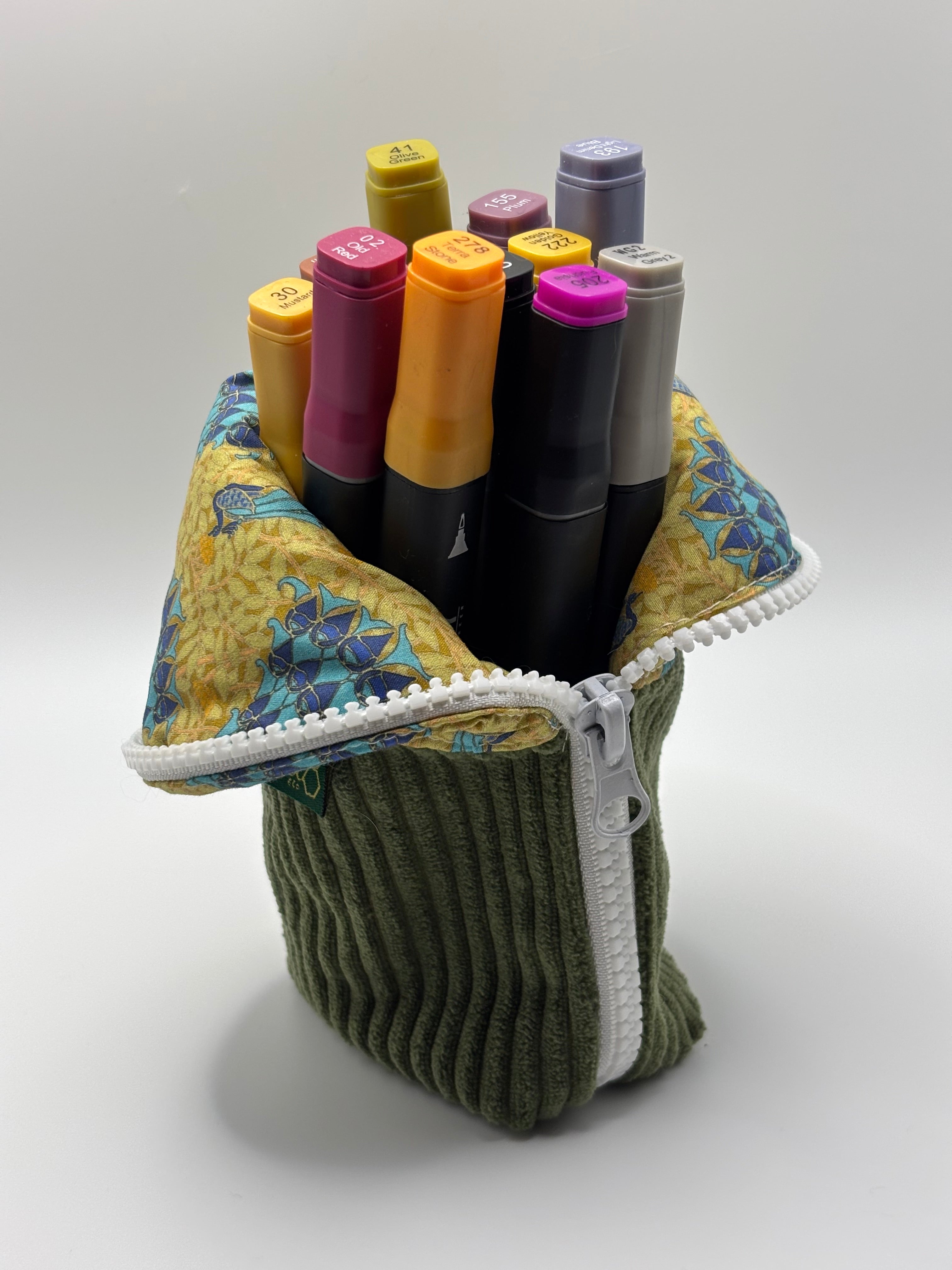 Burrito Case - Green Peacock