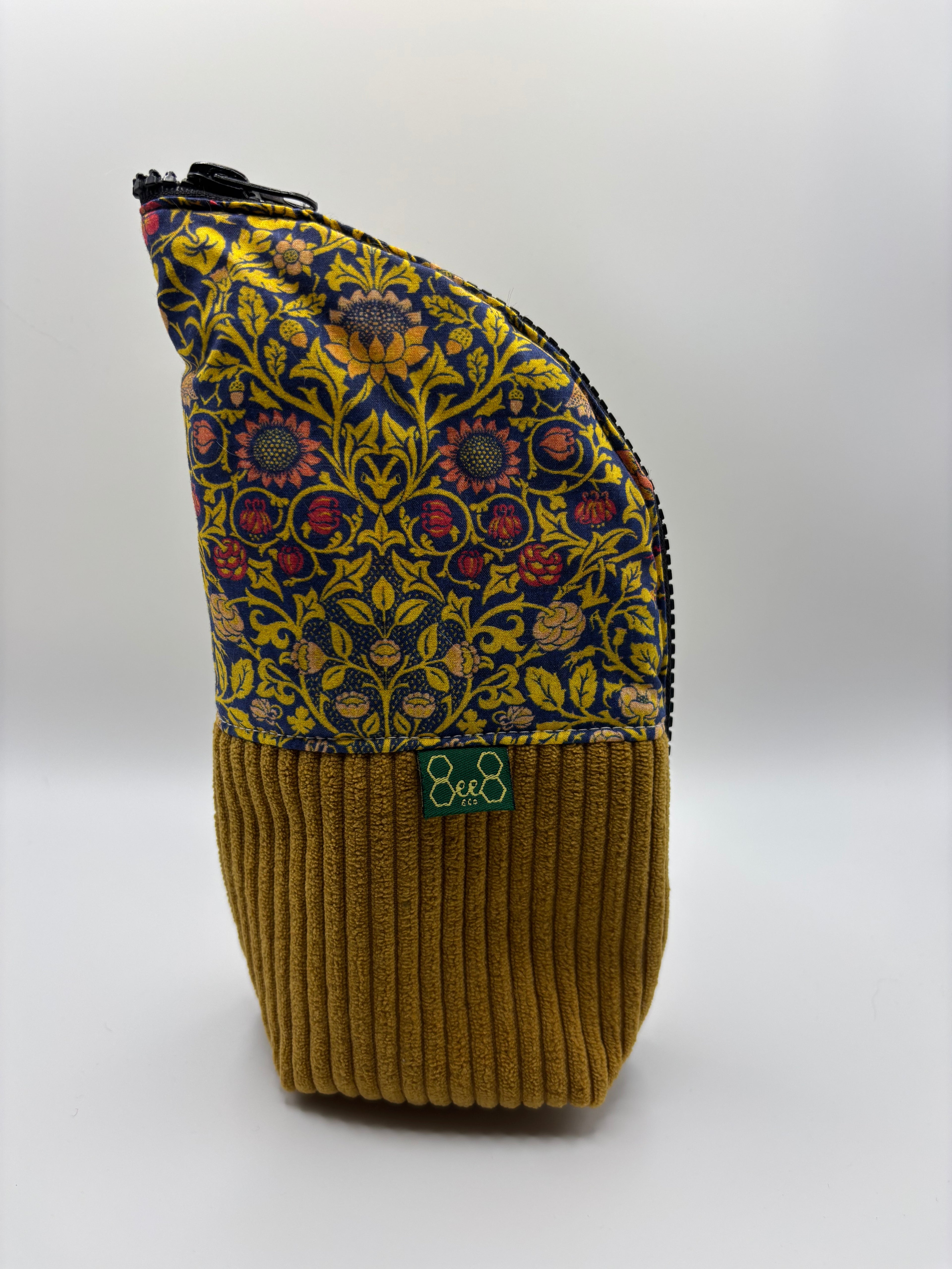 Burrito Case - Navy/Mustard Strawberry