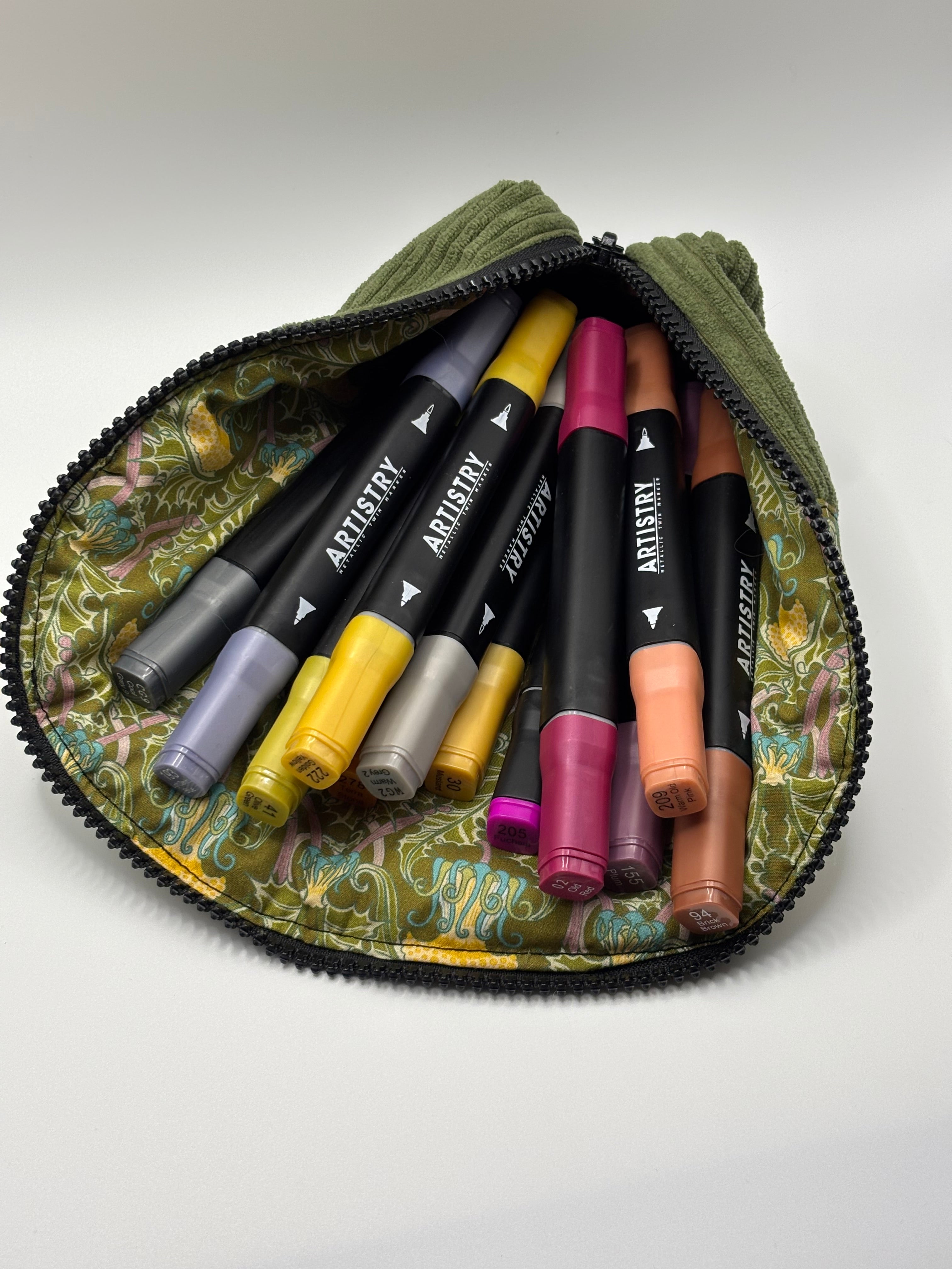 Burrito Case - Khaki Regal Floral